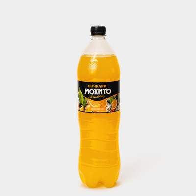 1,5 Л Мохито, апельсин, Напиток газированный «Бочкари»